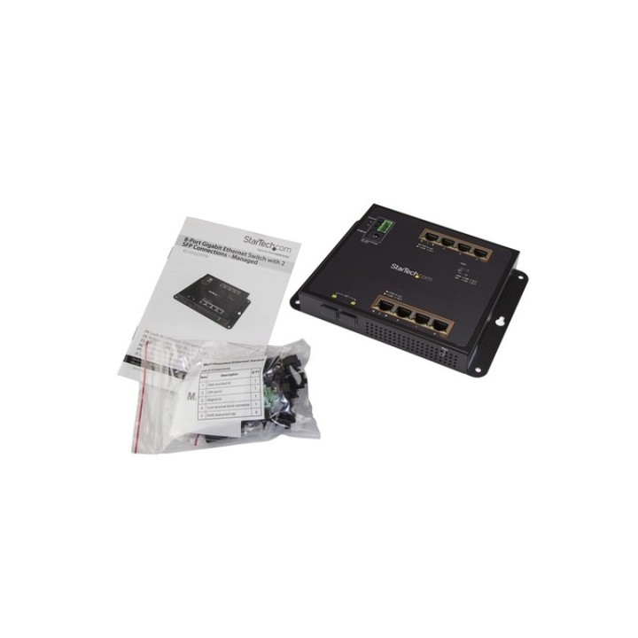 Startech Switch Ethernet Gigabit a 8 porte PoE+ con 2 connessioni SFP - Gestito (IES101GP2SFW)