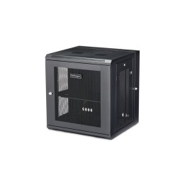 Startech Armadio per Server Rack Montabile a Parete 12U - Armadio a Cerniera fin (RK12WALHM)