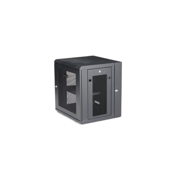 Startech Armadio per Server Rack Montabile a Parete 12U - Armadio a Cerniera fin