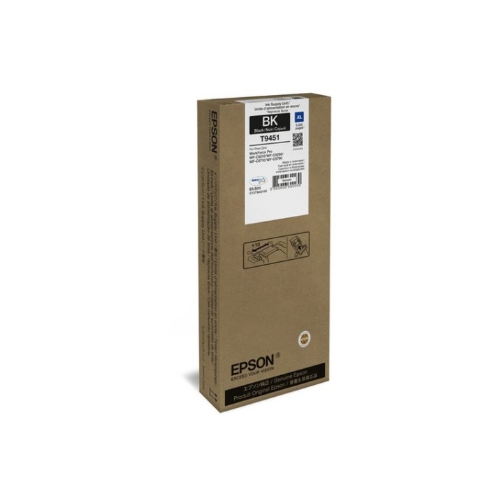 Epson T9451 - 64.6 ml - misura XL - nero - originale - cartuccia d'inchiostro -