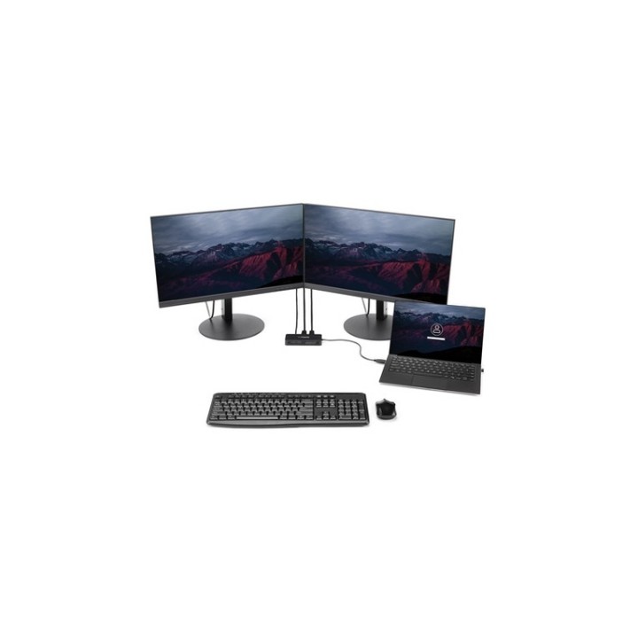 StarTech.com Mini Docking Station USB a 2x DisplayPort - Dual 4K 60Hz - Docking