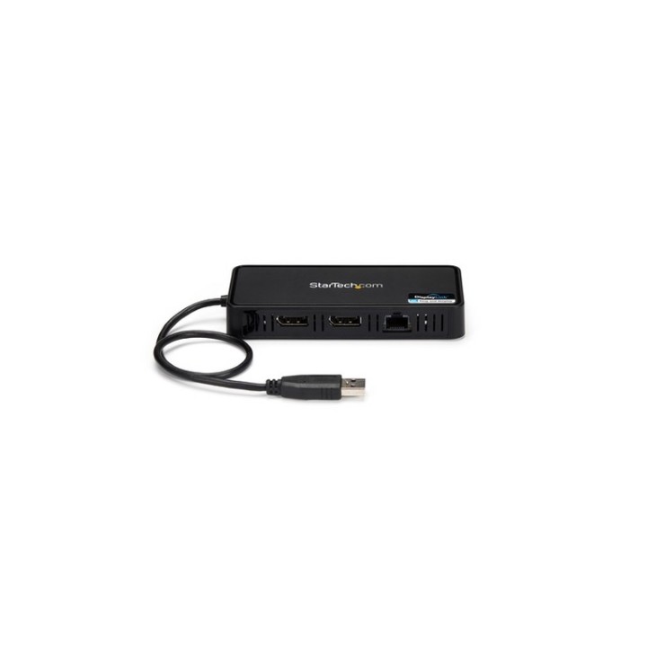 Startech Mini Docking Station USB a 2x DisplayPort - Dual 4K 60Hz - Docking stat (USBA2DPGB)