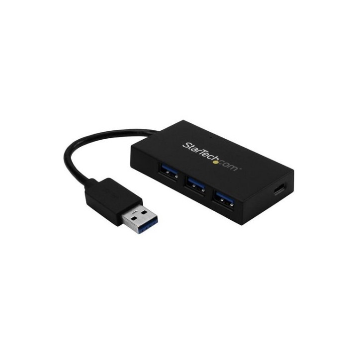 Startech Hub USB a 4 Porte - USB-A a 3x USB-A e 1x USB-C - Hub da Viaggio Portat (HB30A3A1CFB)