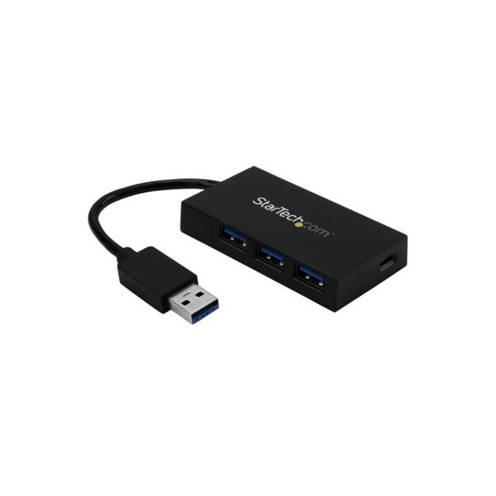 Startech Hub USB a 4 Porte - USB-A a 3x USB-A e 1x USB-C - Hub da Viaggio Portat (HB30A3A1CFB)