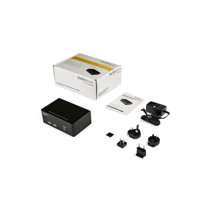 Startech Switch KVM a 2 porte DisplayPort per doppio Monitor - 4k 60hz - Switch
