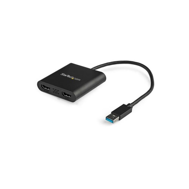 Startech Adattatore USB a dual HDMI - Convertitore USB a HDMI - 4K - Cavo adatta (USB32HD2)