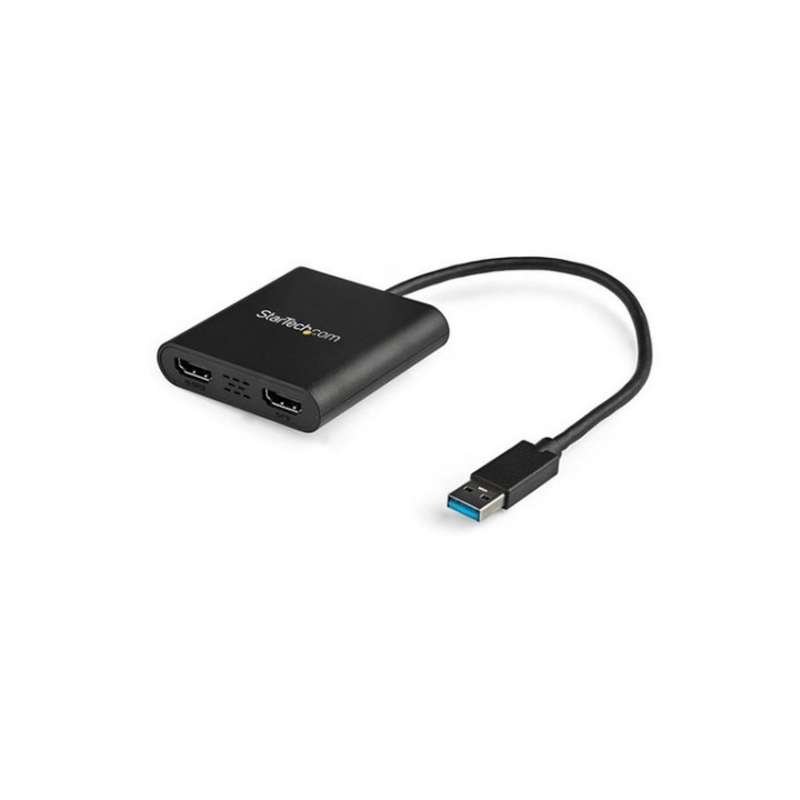 Startech Adattatore USB a dual HDMI - Convertitore USB a HDMI - 4K - Cavo adatta (USB32HD2)