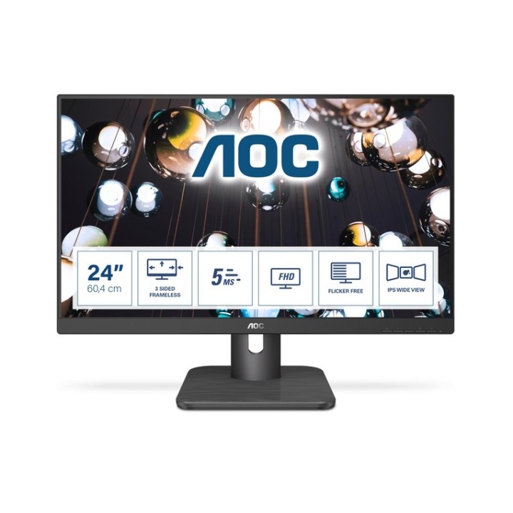 AOC 24E1Q - Monitor a LED - 23.8" - 1920 x 1080 Full HD (1080p) @ 60 Hz - IPS - (24E1Q)