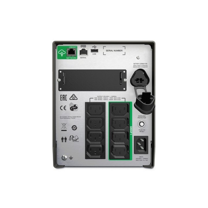 APC Smart-UPS SMT1500IC - UPS - 220/230/240 V c.a. V - 1000 Watt - 1500 VA - RS- (SMT1500IC)