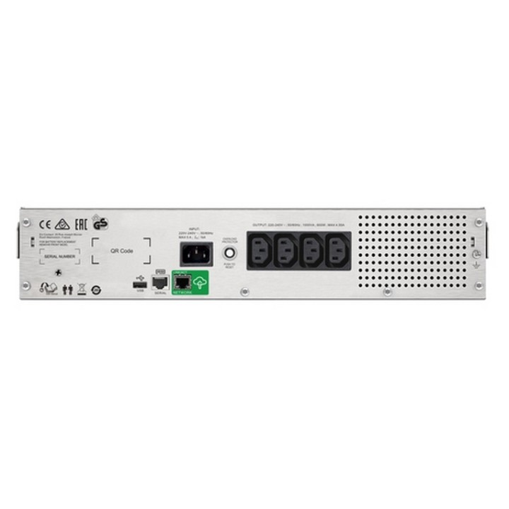 APC Smart-UPS C - UPS (montabile in rack) - 230 V c.a. V - 600 Watt - 1000 VA -