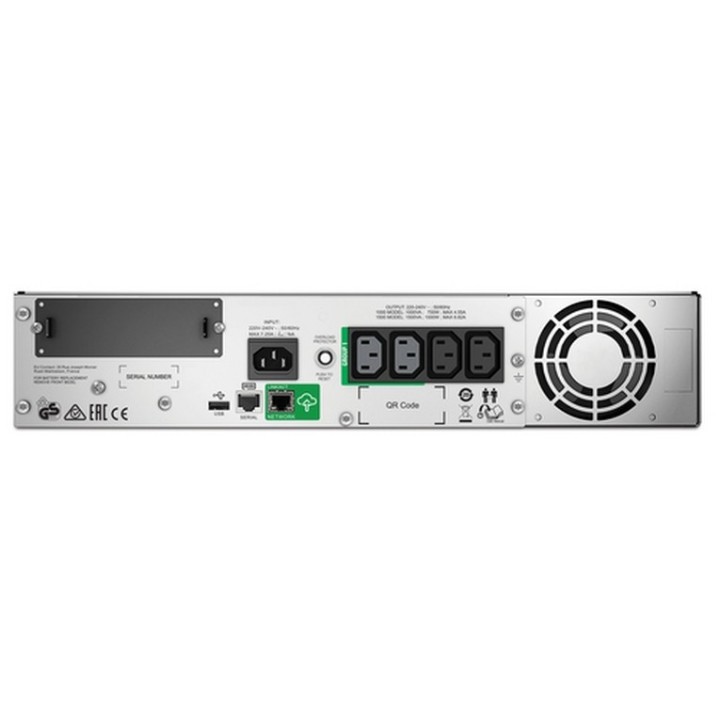 APC Smart-UPS 1000VA LCD RM - UPS (montabile in rack) - 220/230/240 V c.a. V - 7 (SMT1000RMI2UC)