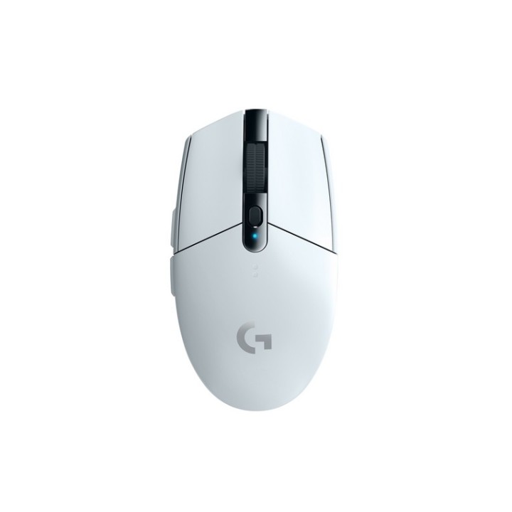 Logitech G G305 - Mouse - ottica - 6 pulsanti - senza fili - 2.4 GHz - ricevitor