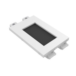 VISION Techconnect Modular AV Faceplate - brush module - simple double-width mod