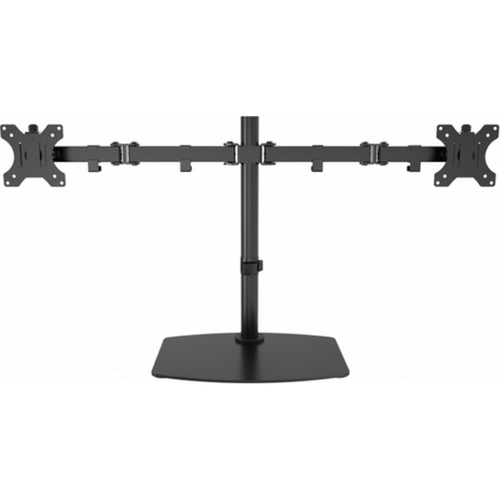 VISION Freestanding Dual Monitor Desk Stand - fits two display 13-27" with VESA