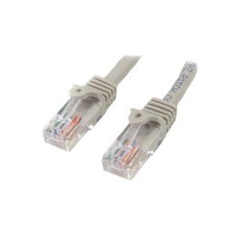 Startech Cavo di Rete da 7m Grigio Cat5e Ethernet RJ45 Antigroviglio - Cavo Patc (45PAT7MGR)