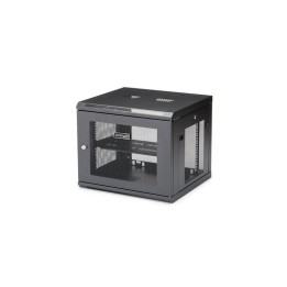 Startech Armadio per Server Rack Montabile a Parete 9U - Armadio a Cerniera fino (RK920WALM)