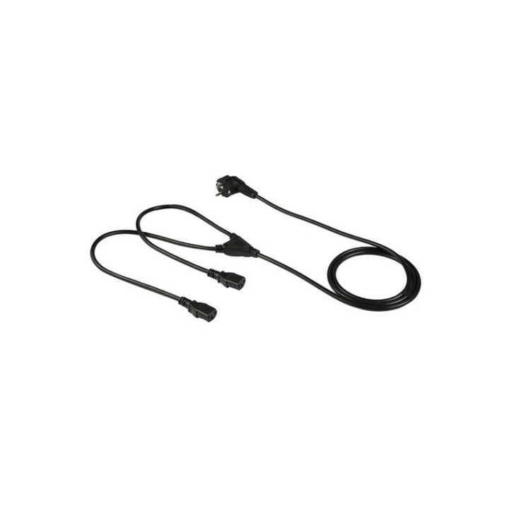 StarTech Cavo di Alimentazione per Computer a Y da 2 m, Cavo Splitter da Schuko (PXT101YEU2M)
