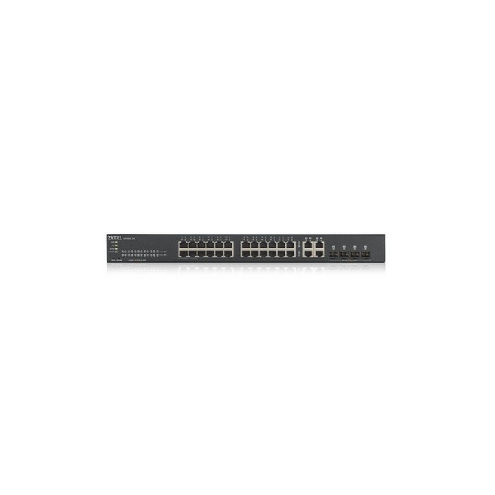 Zyxel GS1920-24v2 - Switch - intelligente - 24 x 10/100/1000 + 4 x combo Gigabit (GS1920-24V2-EU0101F)