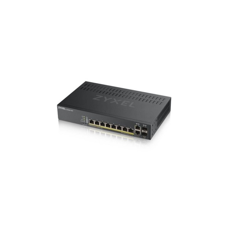 Zyxel GS1920-8HPv2 - Switch - intelligente - 8 x 10/100/1000 (PoE+) + 2 x combo (GS1920-8HPV2-EU0101F)