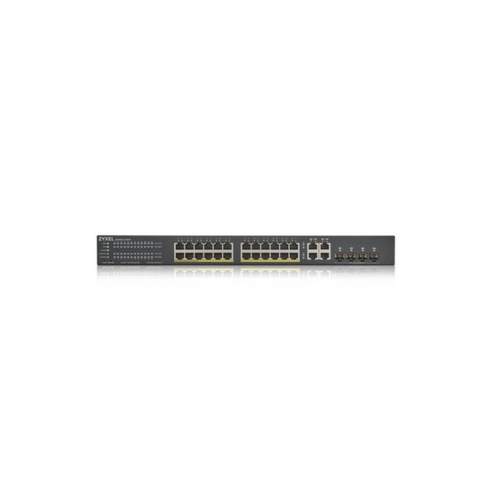 Zyxel GS1920-24HPv2 - Switch - intelligente - 24 x 10/100/1000 (PoE+) + 4 x comb