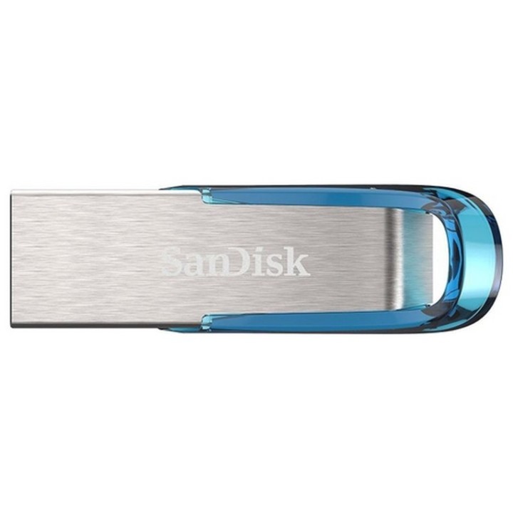 SanDisk Ultra Flair - Chiavetta USB - 64 GB - USB 3.0 - blu (SDCZ73-064G-G46B)