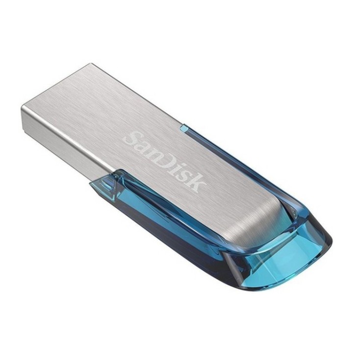 SanDisk Ultra Flair - Chiavetta USB - 64 GB - USB 3.0 - blu (SDCZ73-064G-G46B)
