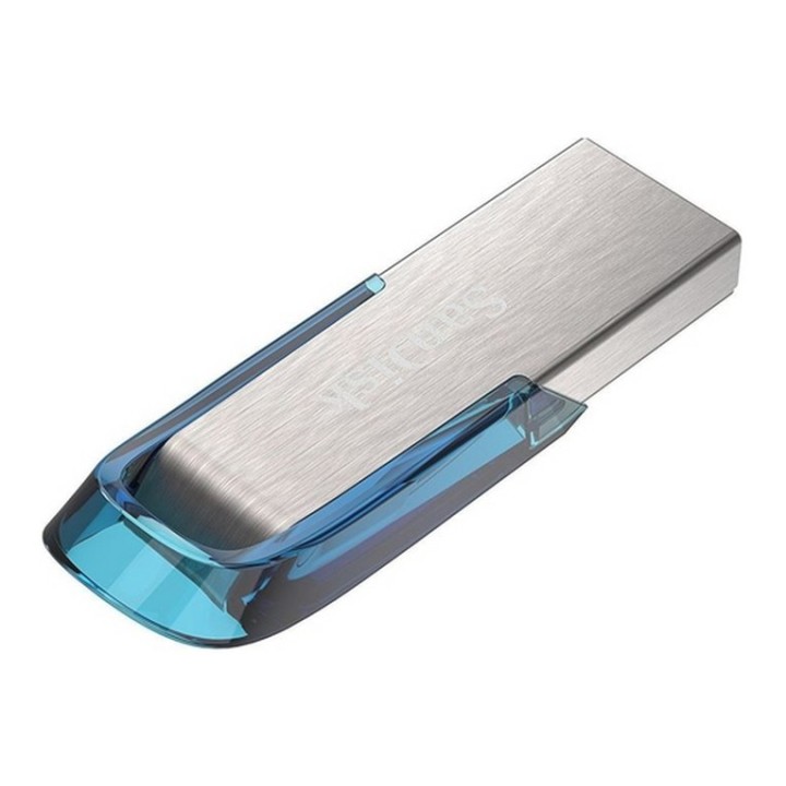 SanDisk Ultra Flair - Chiavetta USB - 64 GB - USB 3.0 - blu (SDCZ73-064G-G46B)