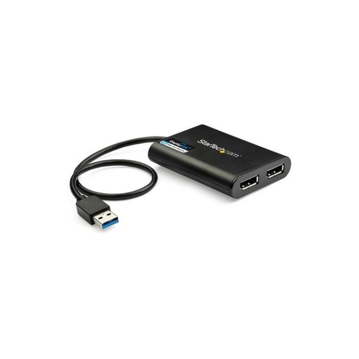 StarTech Adattatore USB a due DisplayPort - 4K 60 Hz - USB3.0(5 Gbps) - Adattato (USB32DP24K60)