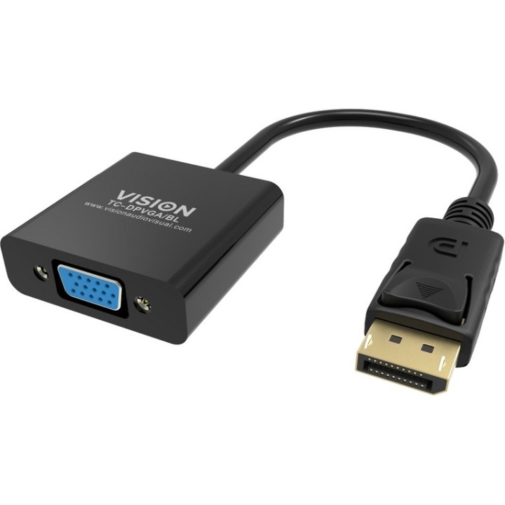 VISION Professional installation-grade DisplayPort to VGA adaptor - maximum reso