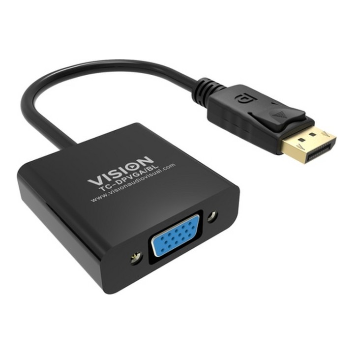 VISION Professional installation-grade DisplayPort to VGA adaptor - maximum reso