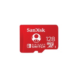 SanDisk - Scheda di memoria flash - 128 GB - UHS-I U3 - UHS-I microSDXC - per Ni (SDSQXAO-128G-GNCZN)