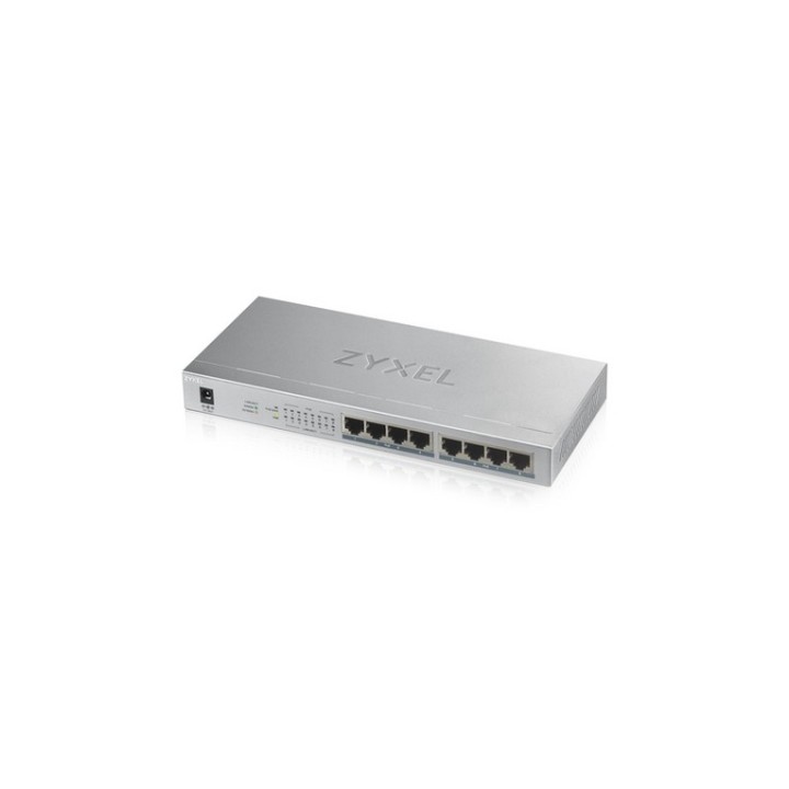 Zyxel GS1008HP - Switch - 8 x 10/100/1000 (PoE+) - montaggio a parete, desktop - (GS1008HP-EU0101F)