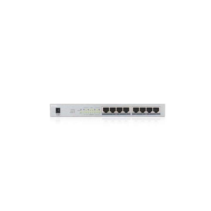Zyxel GS1008HP - Switch - 8 x 10/100/1000 (PoE+) - montaggio a parete, desktop - (GS1008HP-EU0101F)