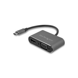 StarTech.com Adattatore USB-C a VGA + HDMI 2 in 1 - 4K 30Hz - Grigio Siderale - (CDP2HDVGA)
