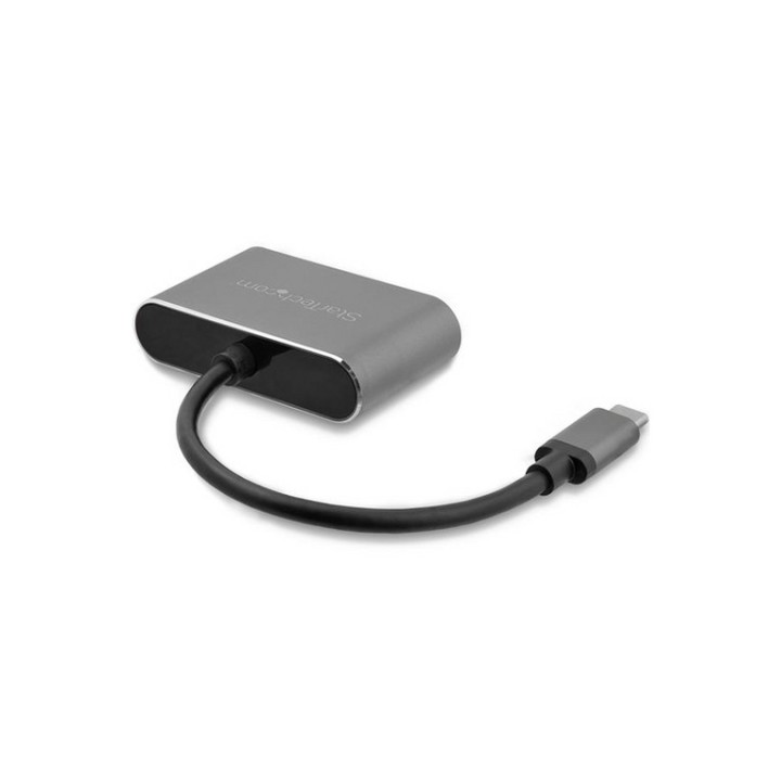 StarTech.com Adattatore USB-C a VGA + HDMI 2 in 1 - 4K 30Hz - Grigio Siderale - (CDP2HDVGA)