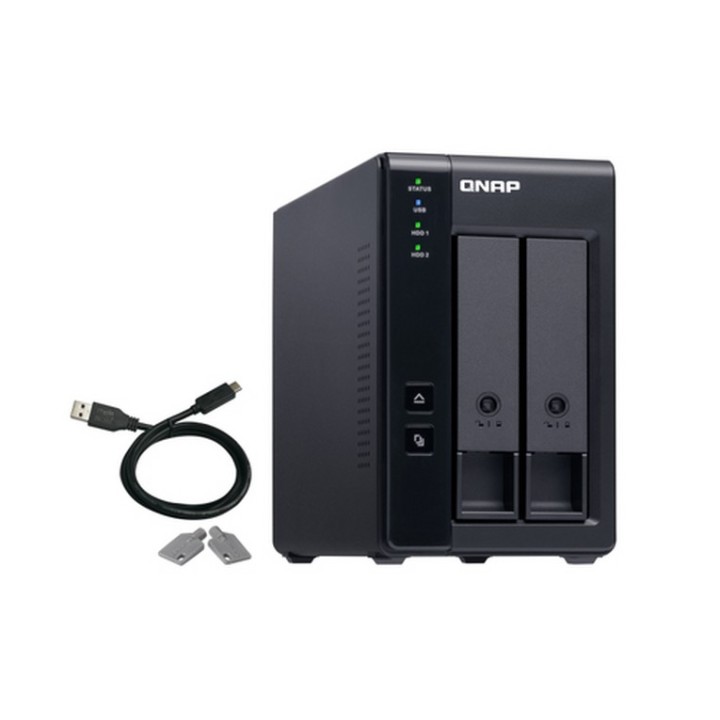 QNAP TR-002 - Array unità disco rigido - 2 alloggiamenti (SATA-600) - USB 3.1 Ge