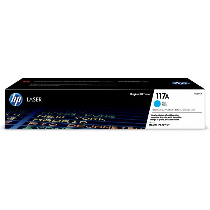 HP 117A - Ciano - originale - cartuccia toner (W2071A) - per Color Laser 150a, 1
