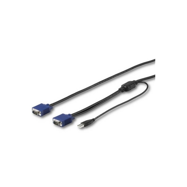 StarTech Cavo KVM USB da 3m per Console Montabile ad Armadio Rack - VGA & USB - (RKCONSUV10)