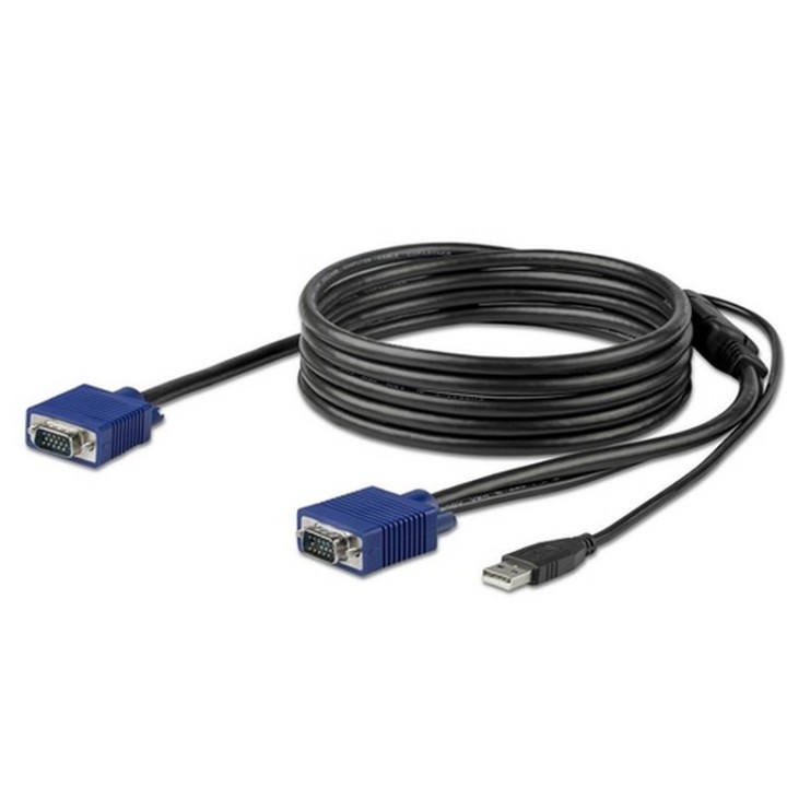 StarTech Cavo KVM USB da 3m per Console Montabile ad Armadio Rack - VGA & USB - (RKCONSUV10)