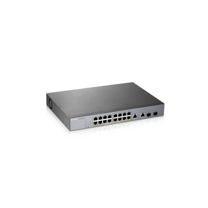 Zyxel GS1350-18HP - Switch - intelligente - 16 x 10/100/1000 (PoE+) + 2 x combin