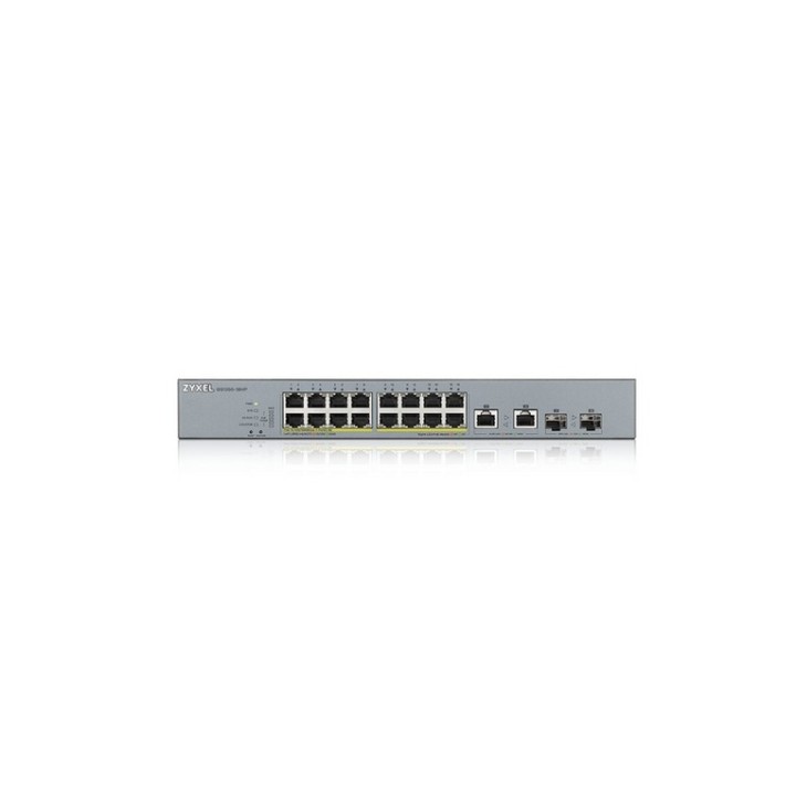 Zyxel GS1350-18HP - Switch - intelligente - 16 x 10/100/1000 (PoE+) + 2 x combin