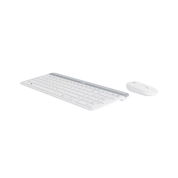 Logitech Slim Wireless Combo MK470 - Set mouse e tastiera - senza fili - 2.4 GHz (920-009189)