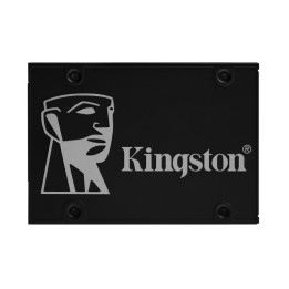 Kingston KC600 - SSD - crittografato - 512 GB - interno - 2.5" - SATA 6Gb/s - 25
