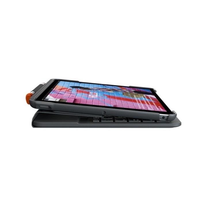 Logitech Slim Folio - Custodia tastiera e carta - senza fili - Bluetooth - QWERT