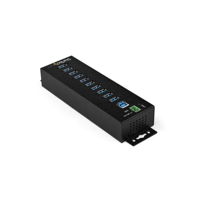 Startech Hub USB 3.0 industriale a 10 porte - Adattatore di alimentazione estern (HB30A10AME)
