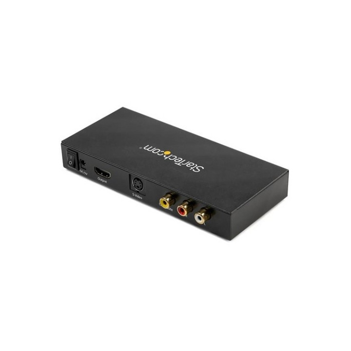 StarTech.com Convertitore Vídeo Composito o S-Vídeo a HDMI con Audio - 720p - Up