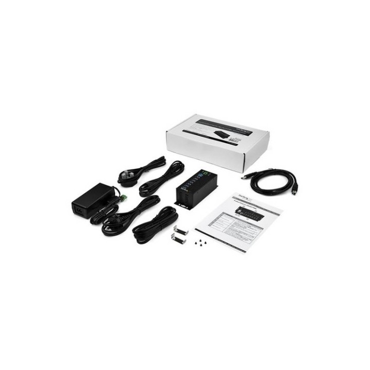Startech Hub USB 3.0 industriale a 7 porte con adattatore di alimentazione ester (HB30A7AME)