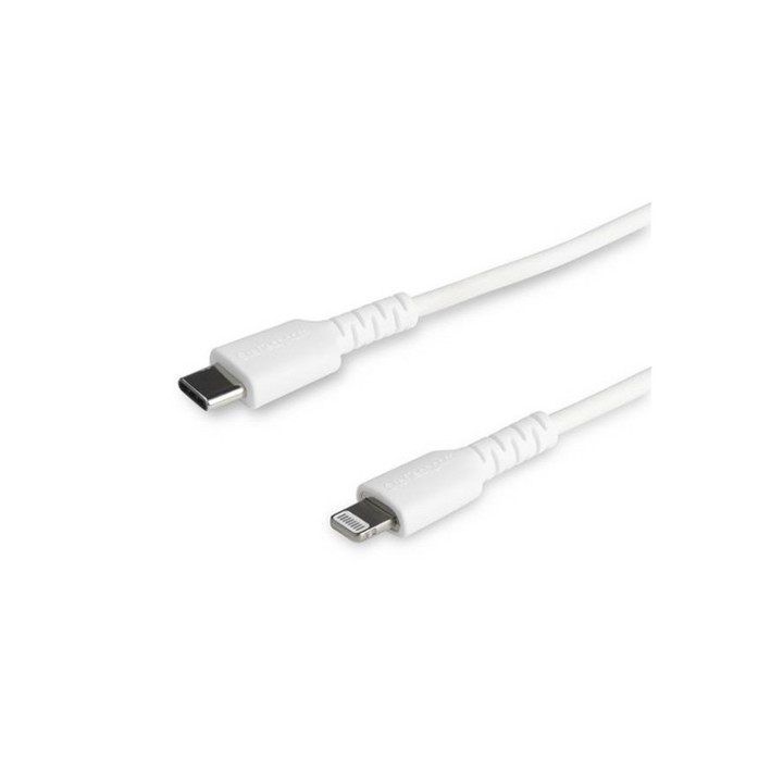 StarTech.com Cavo da USB-C a Lightning da 2 m bianco - Cavo in fibra aramidica d (RUSBCLTMM2MW)