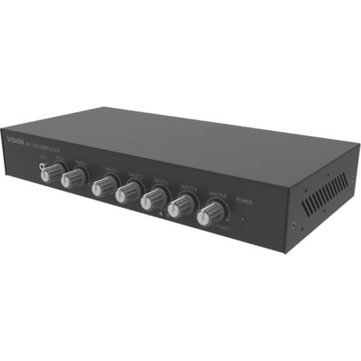 VISION PROFESSIONAL STEREO DIGITAL AUDIO AMPLIFIER - 100w (rms @ 8 ohms) low imp