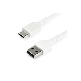StarTech Cavo adattatore da USB 2.0 a USB-C di 1 m - Fibra aramidica e Protezion (RUSB2AC1MW)